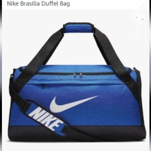 Nike blue/black/white duffle bag